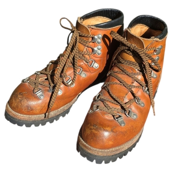 Red Wing Shoes Shoes - Vintage Red Wing Irish Setter Brown Leather Hiking Boots 7.5